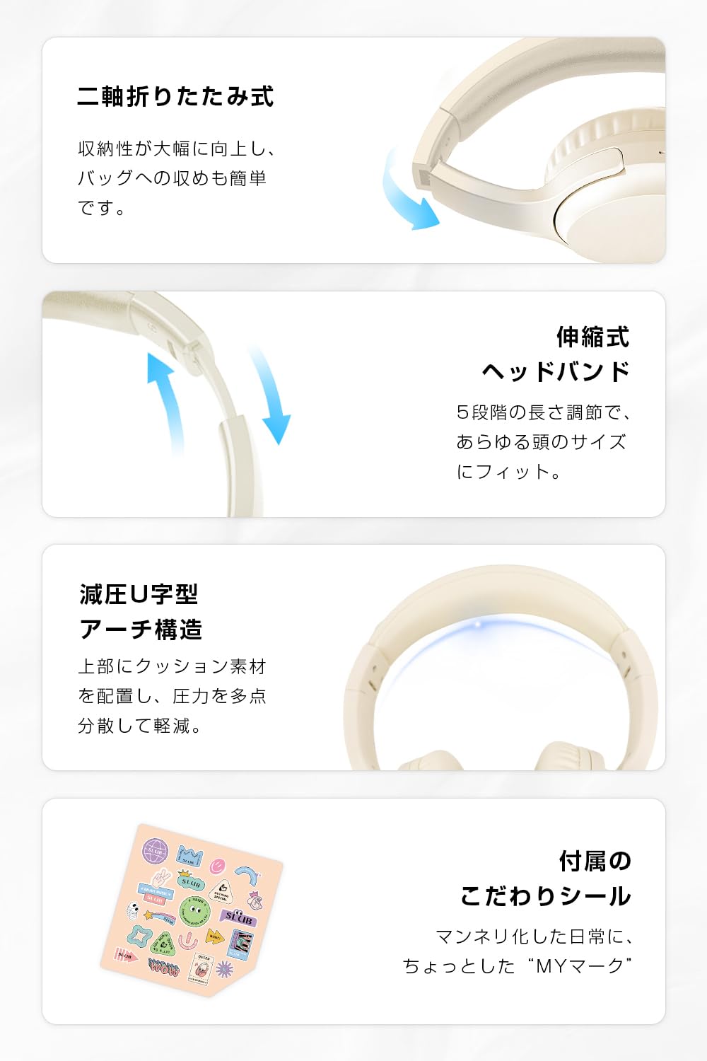 Amazon.co.jp: Bluetooth 6.1 ヘッドホン オーバーイヤー 密閉型 有線